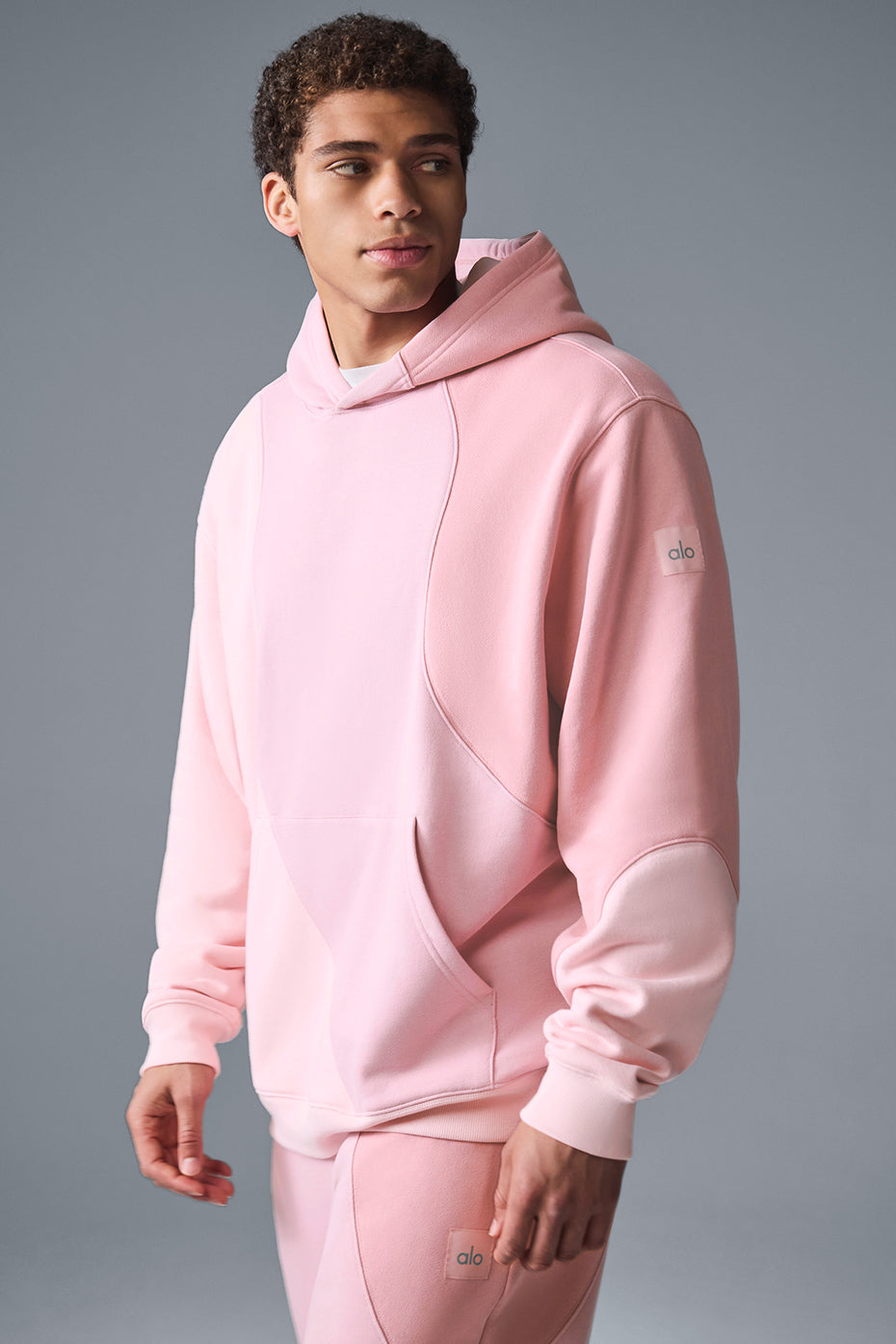 Make Waves Hoodie - Sunset Pink Tonal--1