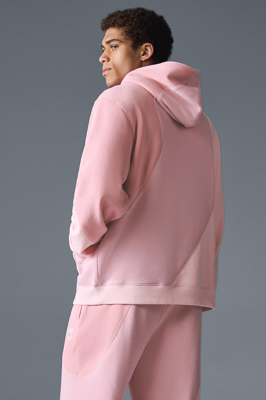 Make Waves Hoodie - Sunset Pink Tonal--2