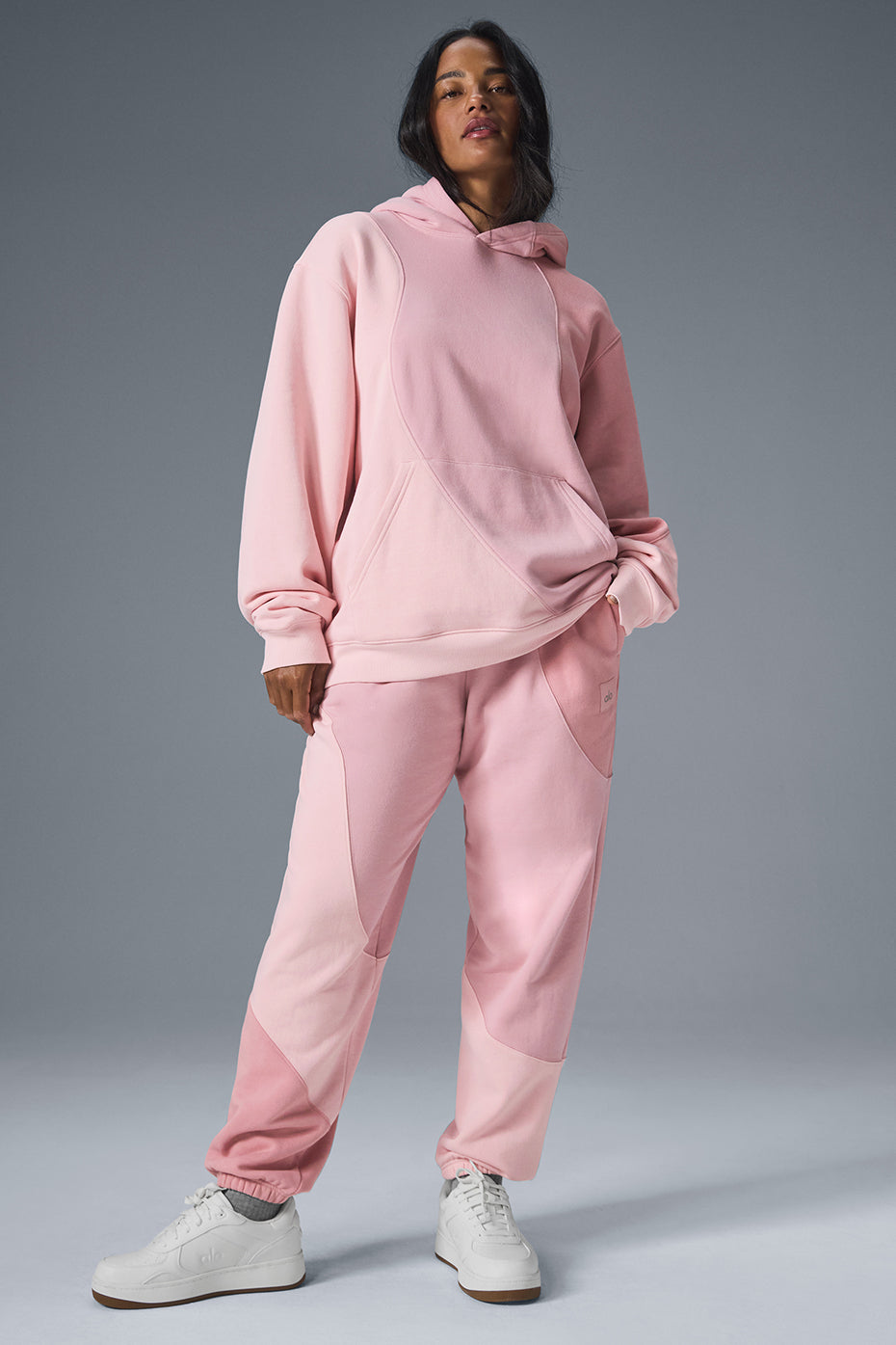 Make Waves Hoodie - Sunset Pink Tonal--0