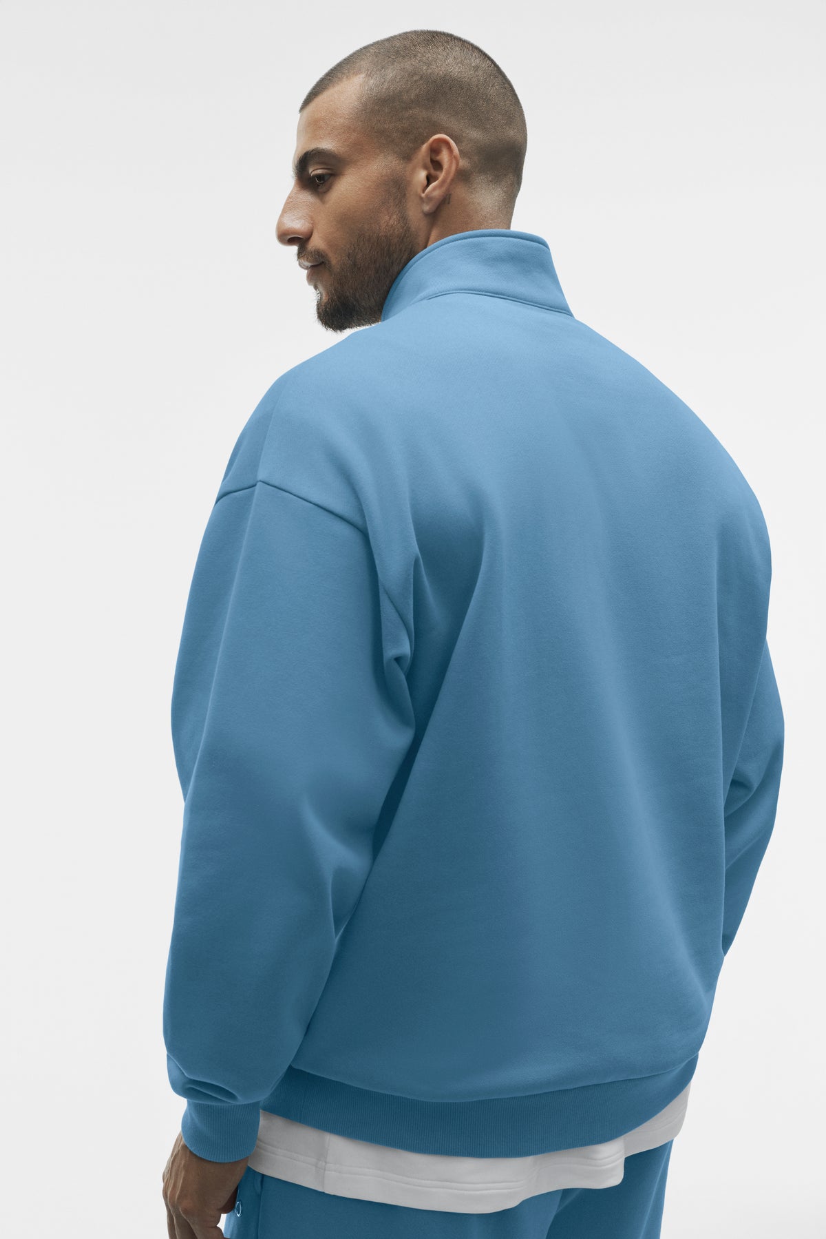 Accolade 1/4 Zip Pullover - California Blue--1