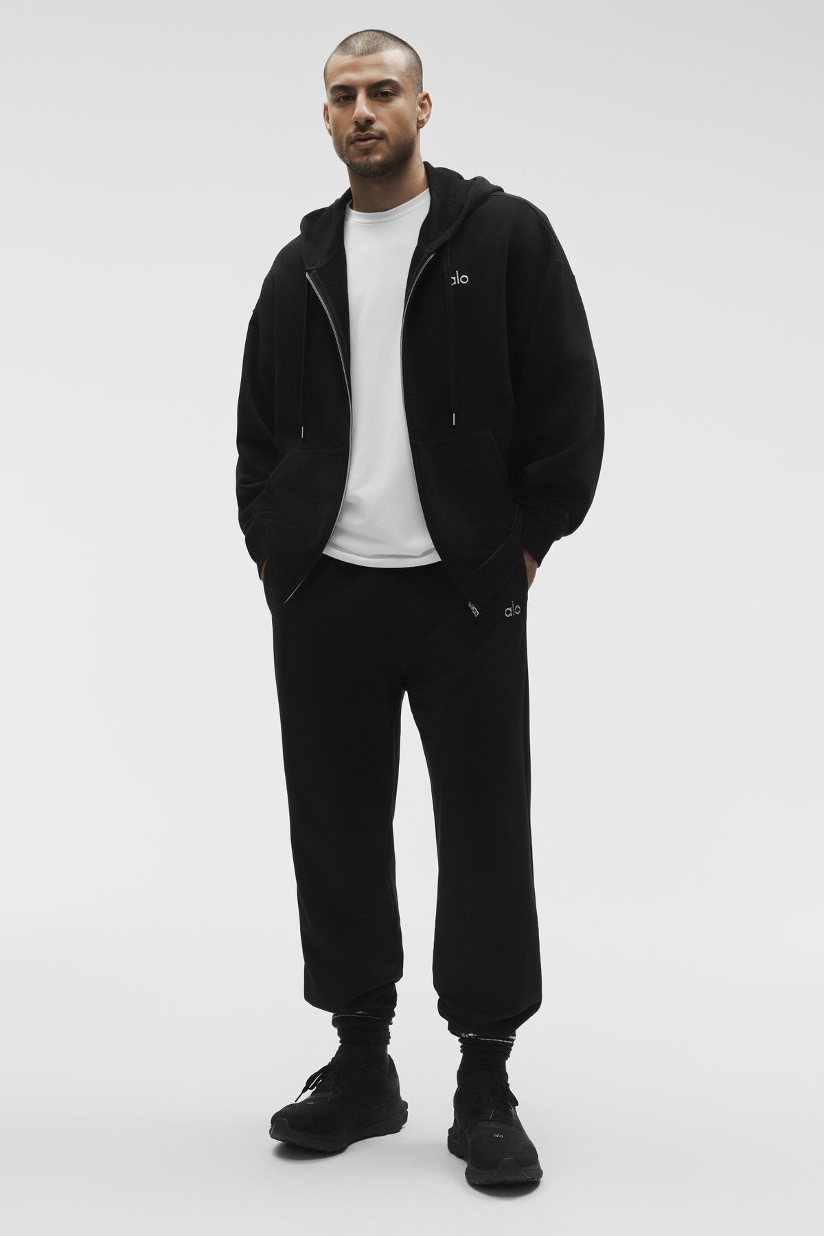 Accolade Full Zip Hoodie - Black--4