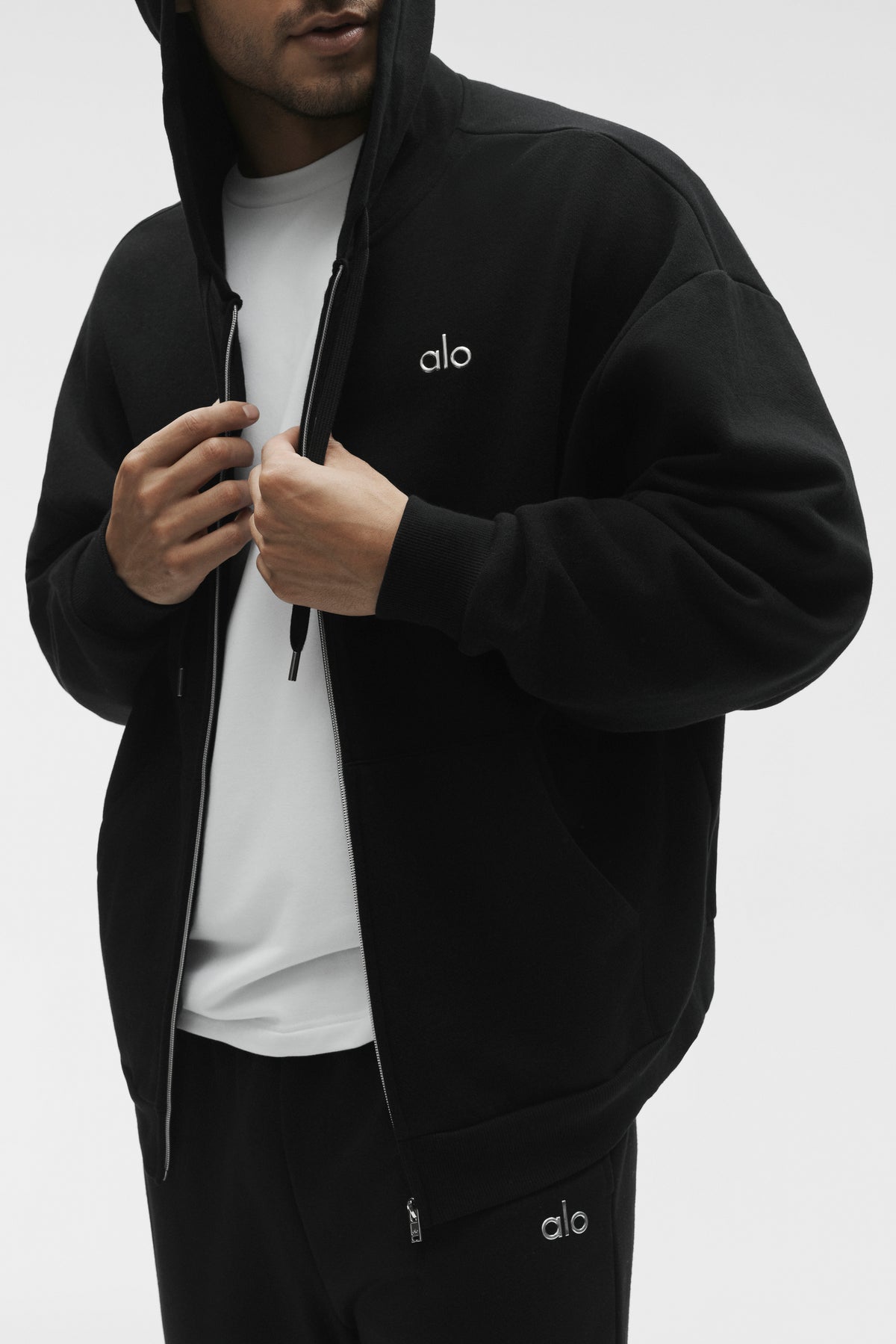 Accolade Full Zip Hoodie - Black--1