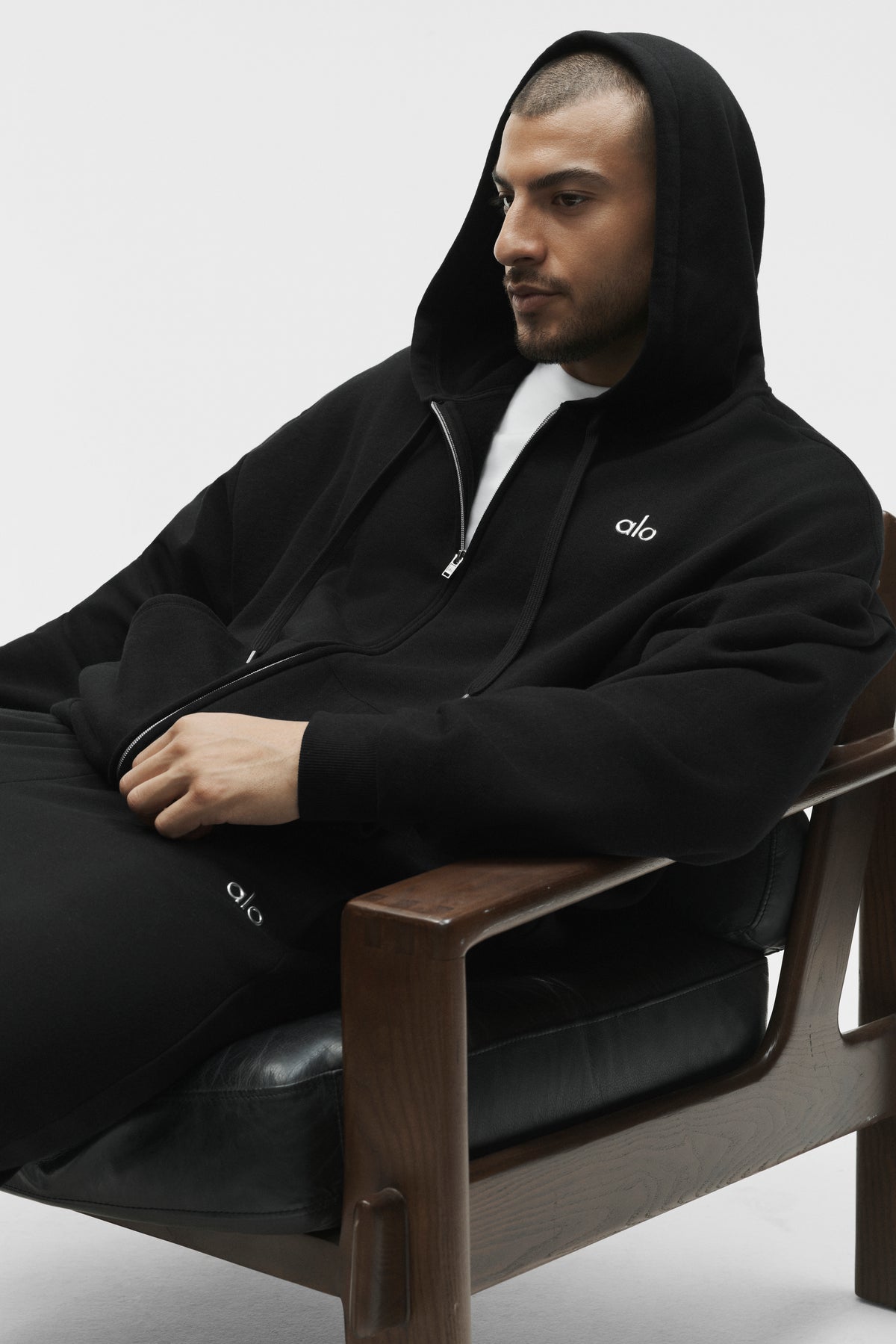 Accolade Full Zip Hoodie - Black--2