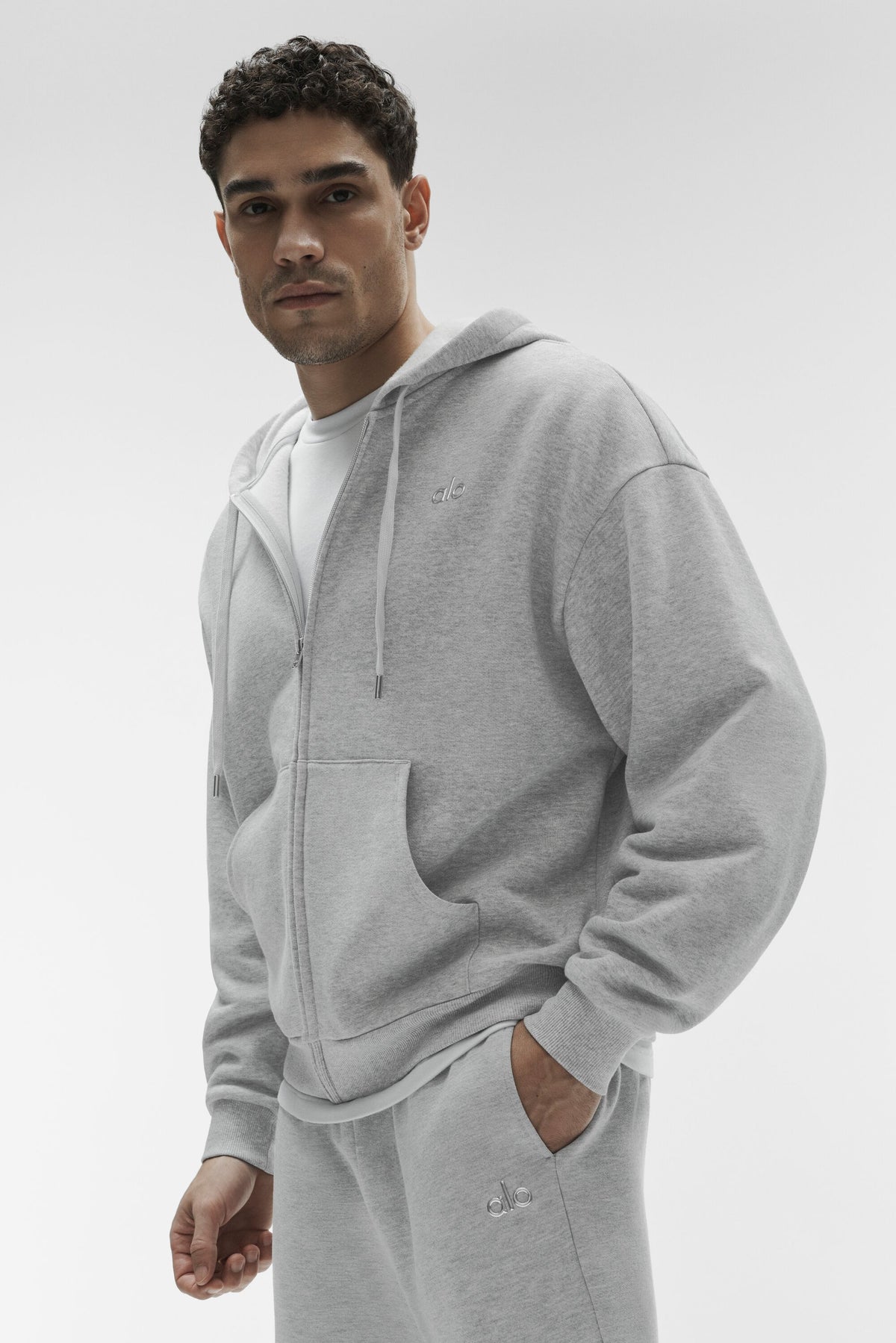 Accolade Full Zip Hoodie - Athletic Heather Grey--0