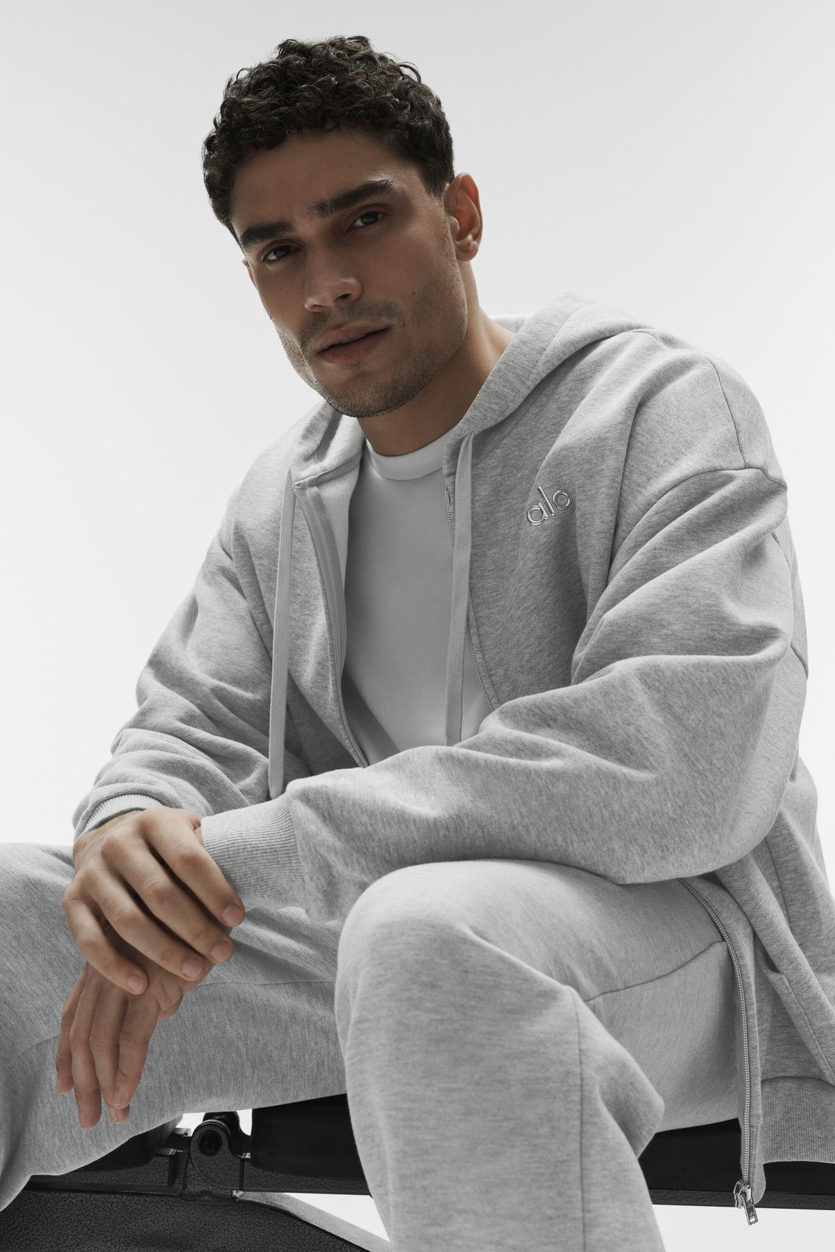Accolade Full Zip Hoodie - Athletic Heather Grey--2