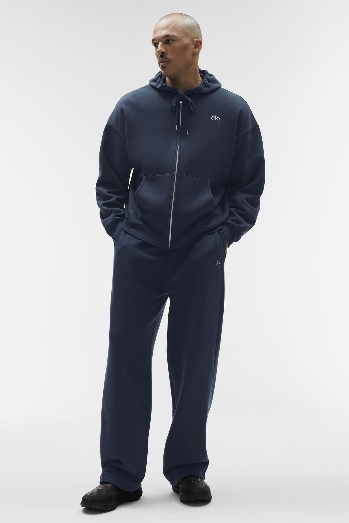 Accolade Full Zip Hoodie - Navy--3