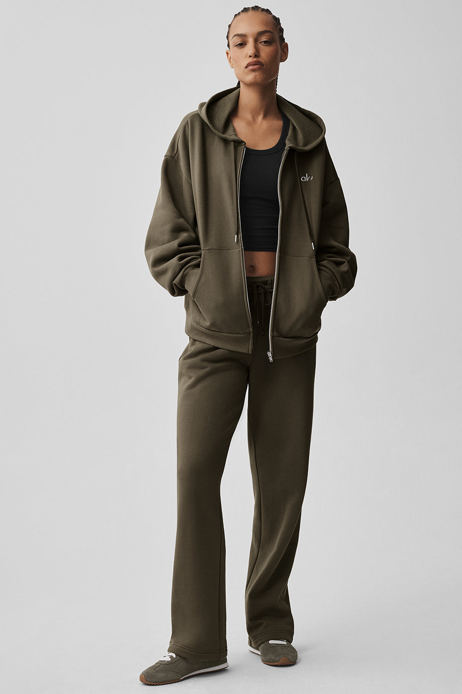 Accolade Full Zip Hoodie - Olive Tree--4