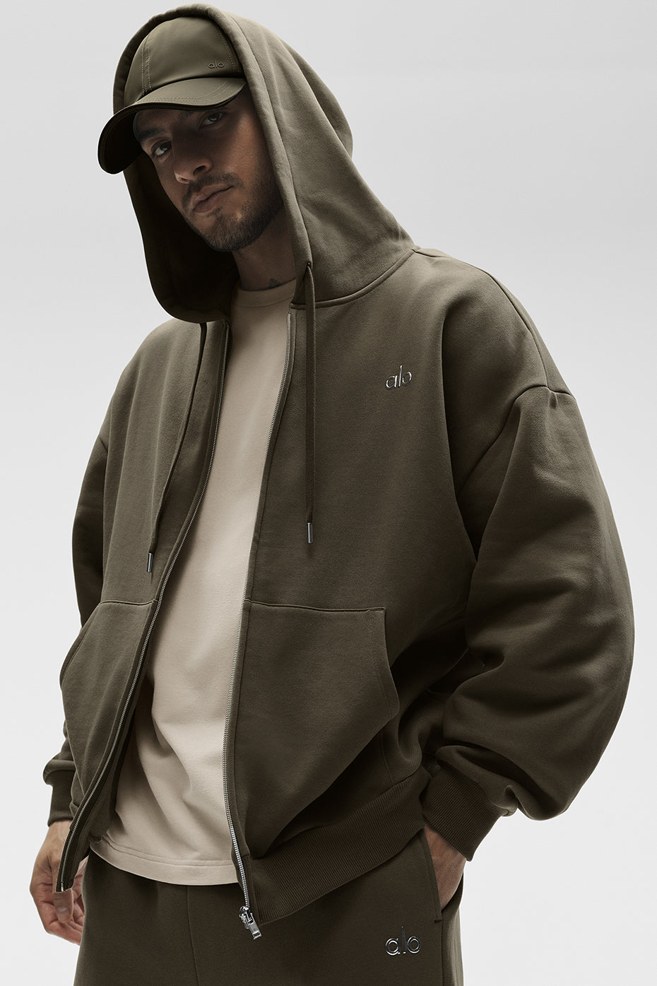 Accolade Full Zip Hoodie - Olive Tree--4