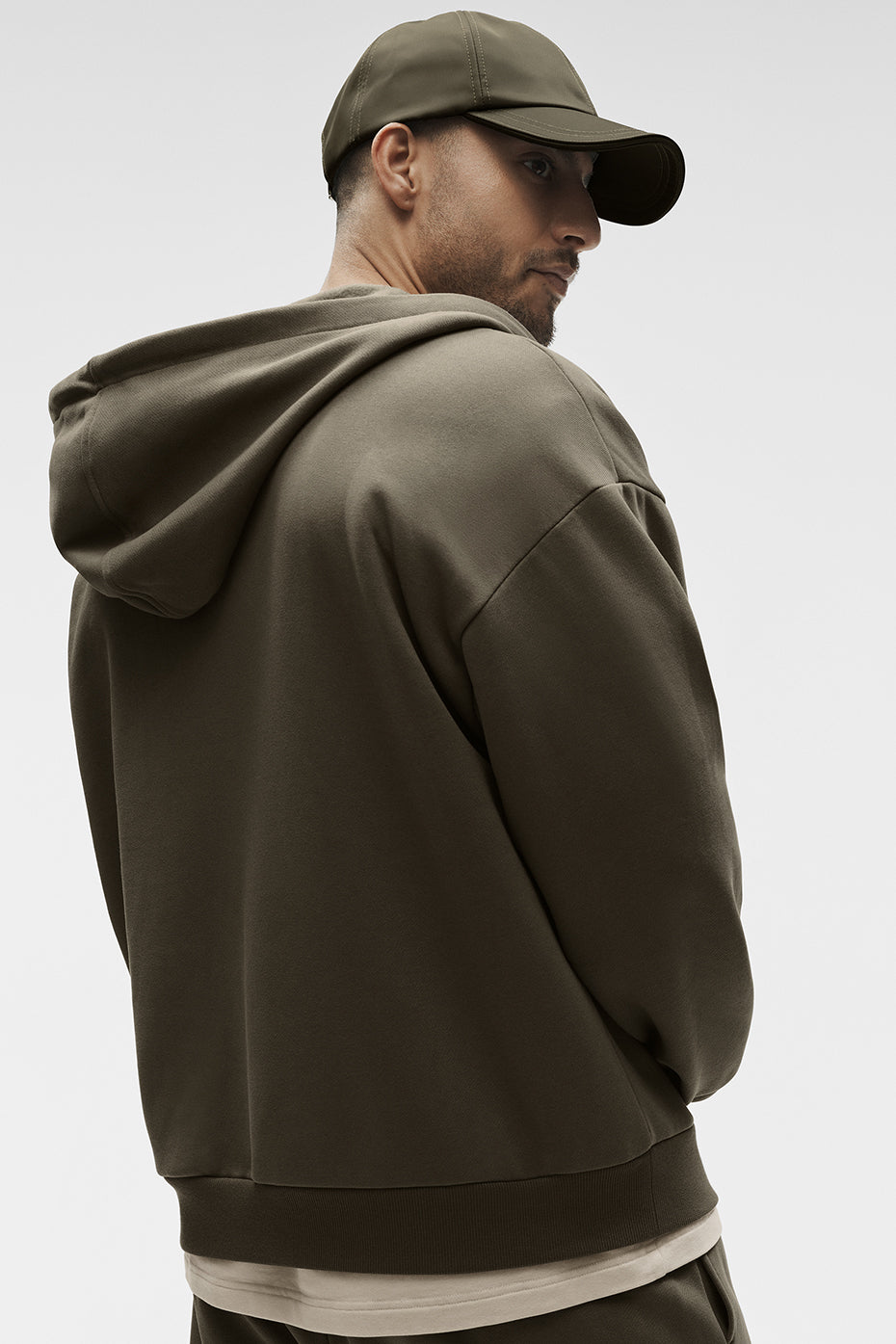 Accolade Full Zip Hoodie - Olive Tree--1
