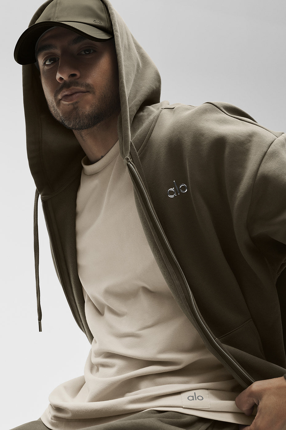 Accolade Full Zip Hoodie - Olive Tree--2