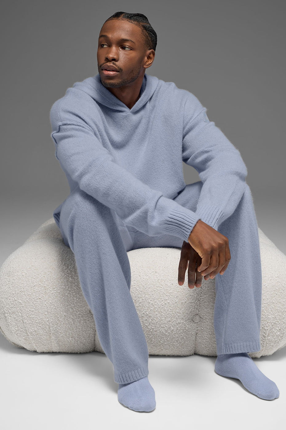 Wool Cashmere New Class Hoodie - Winter Frost--3