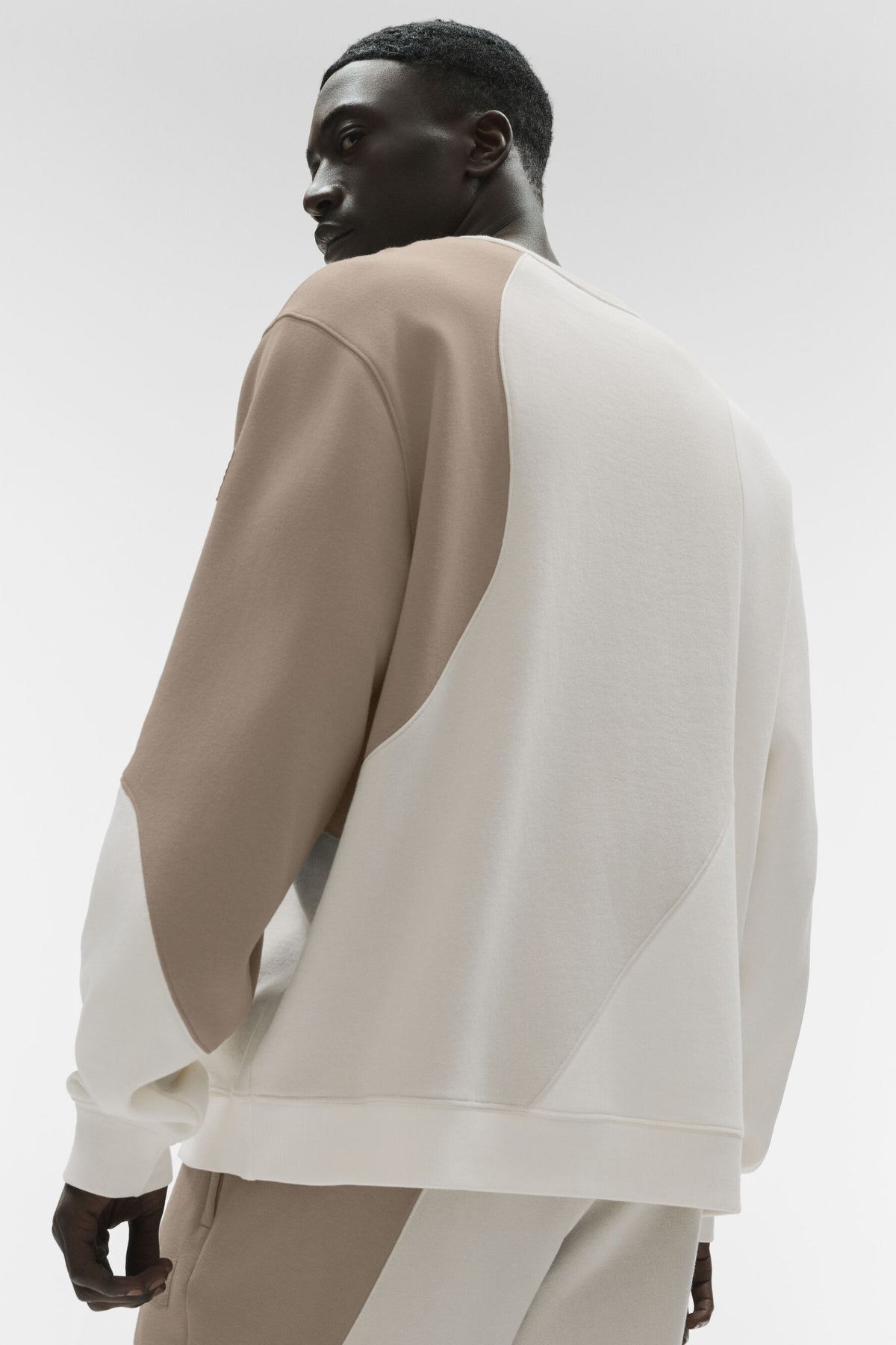 Make Waves Crew Neck Pullover - Ivory/Bone/Gravel--1