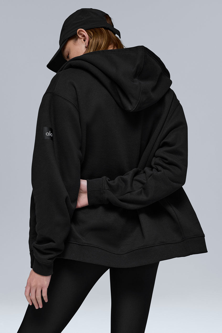 Renown Heavy Weight Full Zip Hoodie - Black--1