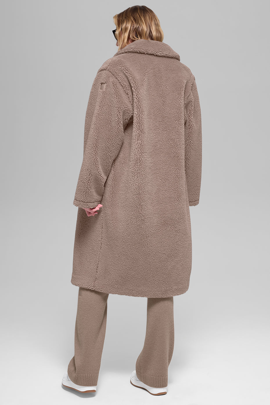 Oversized Sherpa Trench - Chai Latte--3