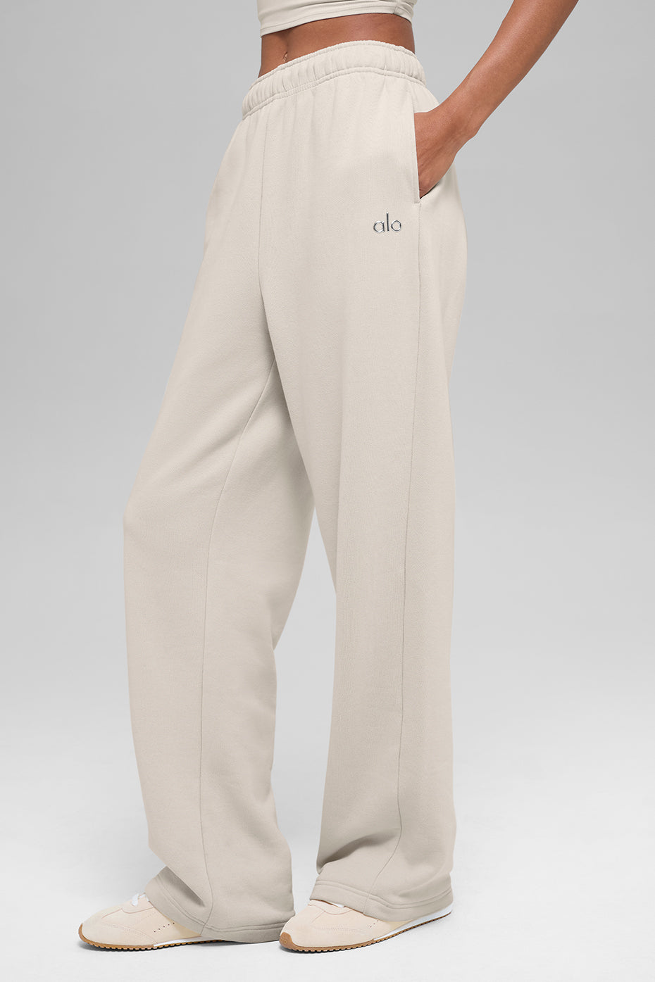 Accolade Straight Leg Sweatpant - Bone--2