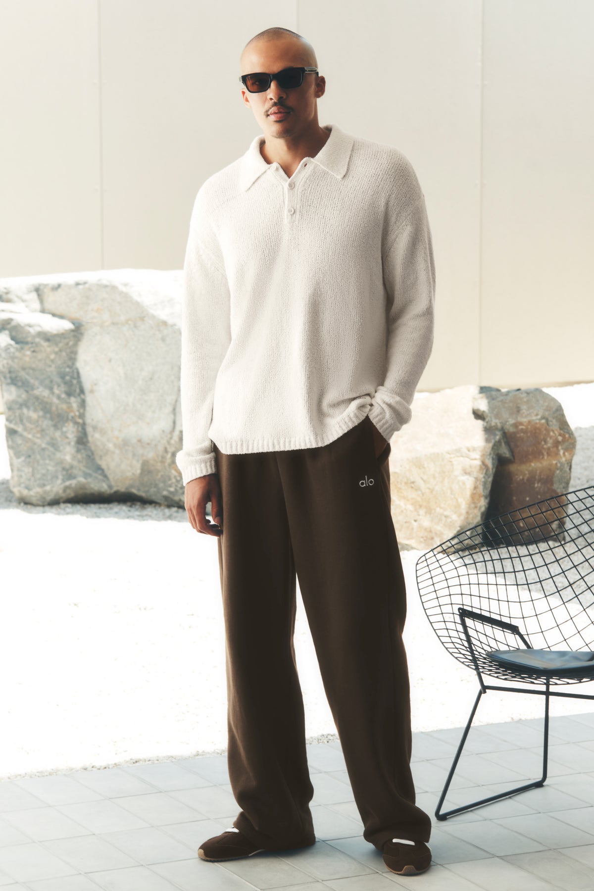 Accolade Straight Leg Sweatpant - Espresso--0