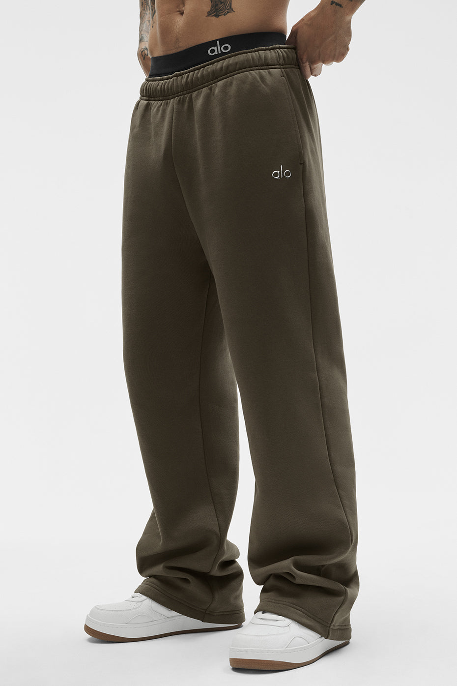 Accolade Straight Leg Sweatpant - Olive Tree--2