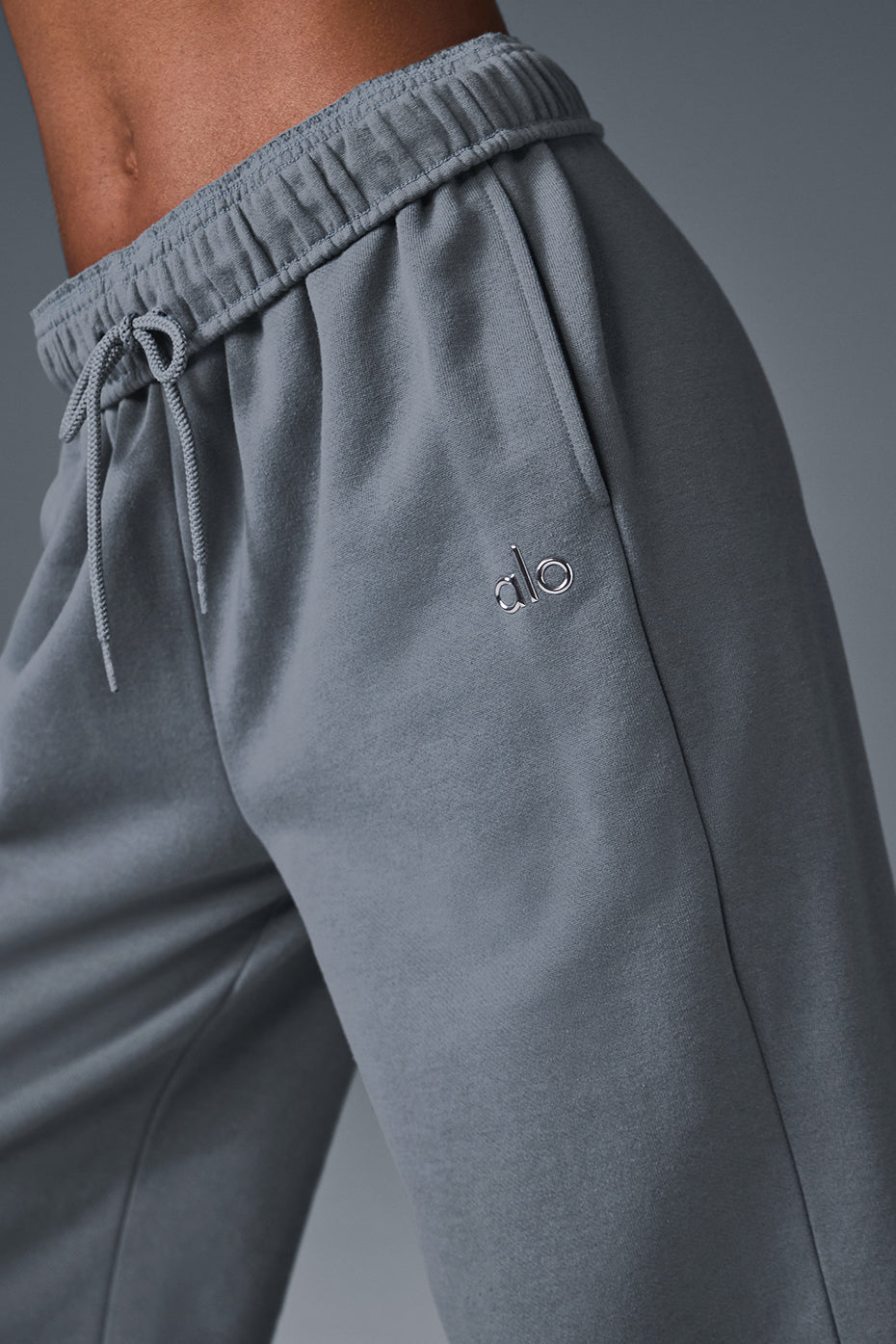 Accolade Straight Leg Sweatpant - Steel Grey--2