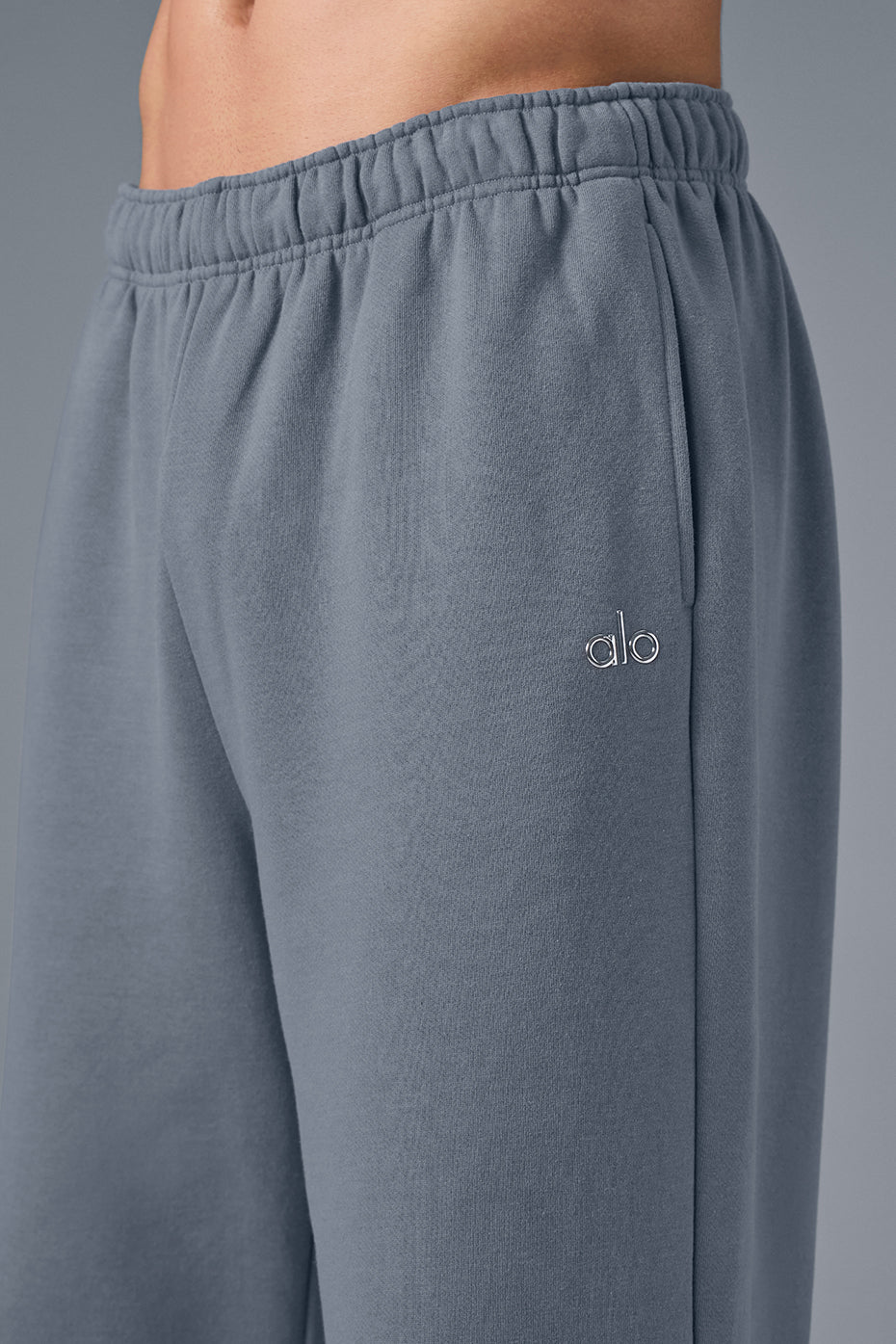 Accolade Straight Leg Sweatpant - Steel Grey--3