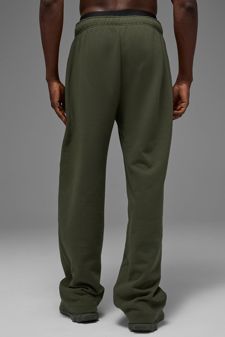 Accolade Straight Leg Sweatpant - Green Olive--1