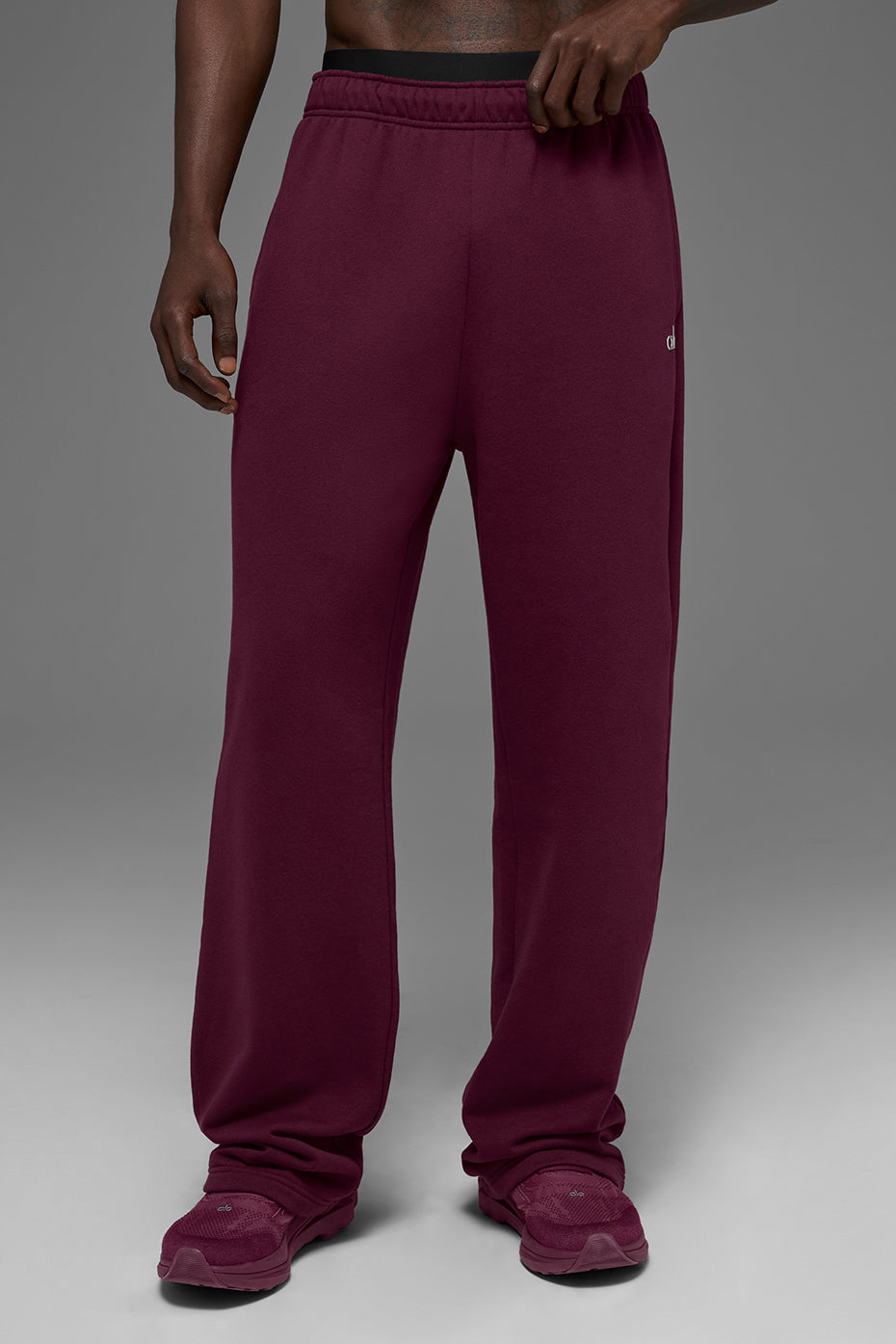 Accolade Straight Leg Sweatpant - Burgundy--0