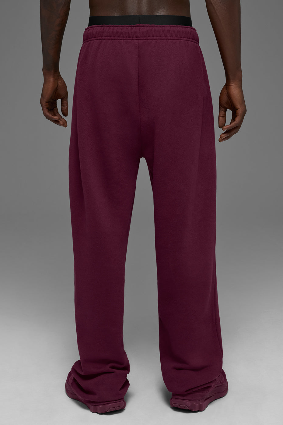 Accolade Straight Leg Sweatpant - Burgundy--2