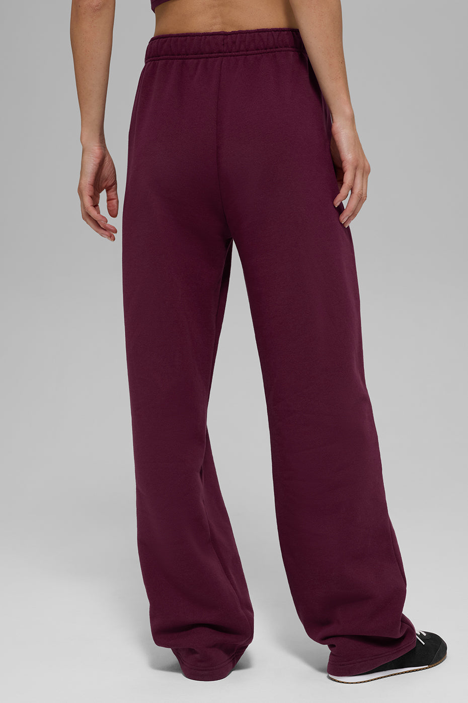 Accolade Straight Leg Sweatpant - Burgundy--2