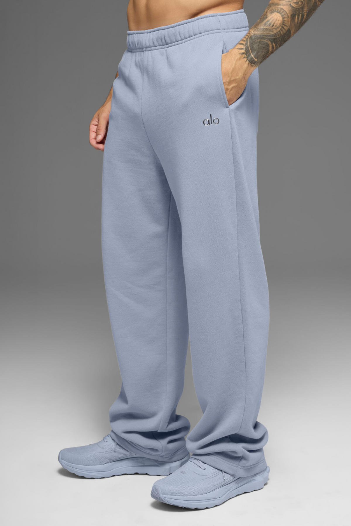 Accolade Straight Leg Sweatpant - Winter Frost--0