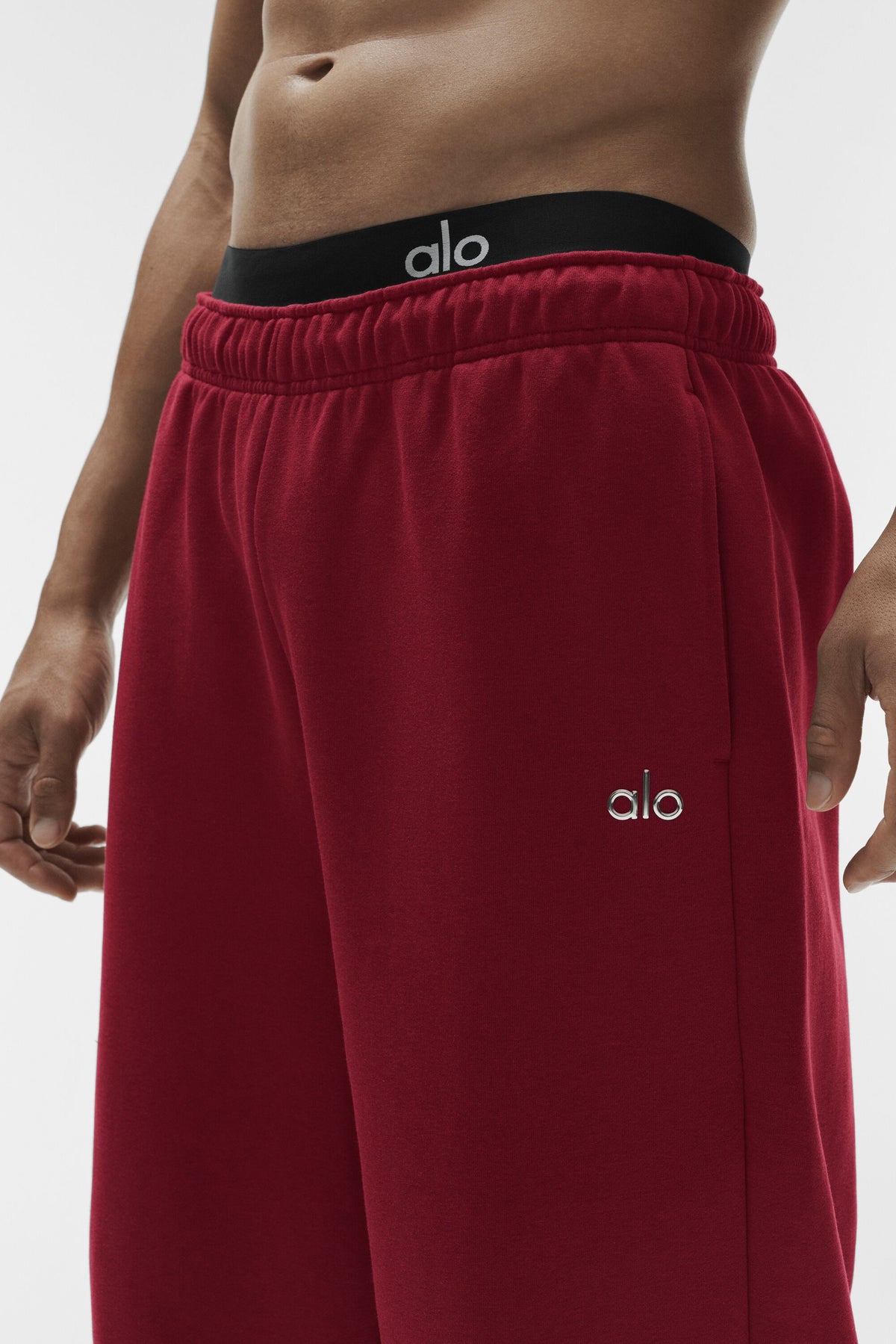 Accolade Straight Leg Sweatpant - Summer Romance Red--2