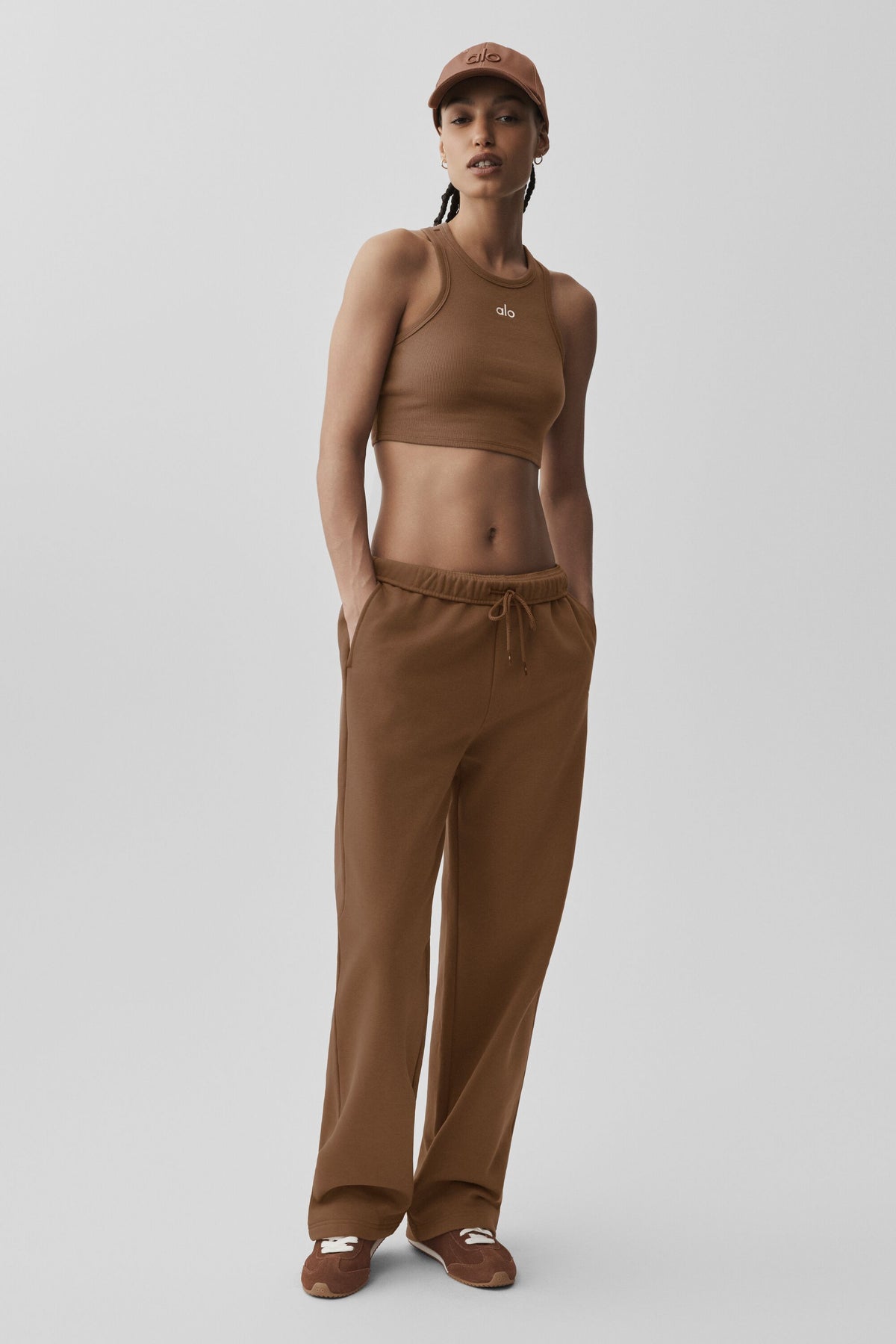 Accolade Straight Leg Sweatpant - Sun Kissed Brown--4