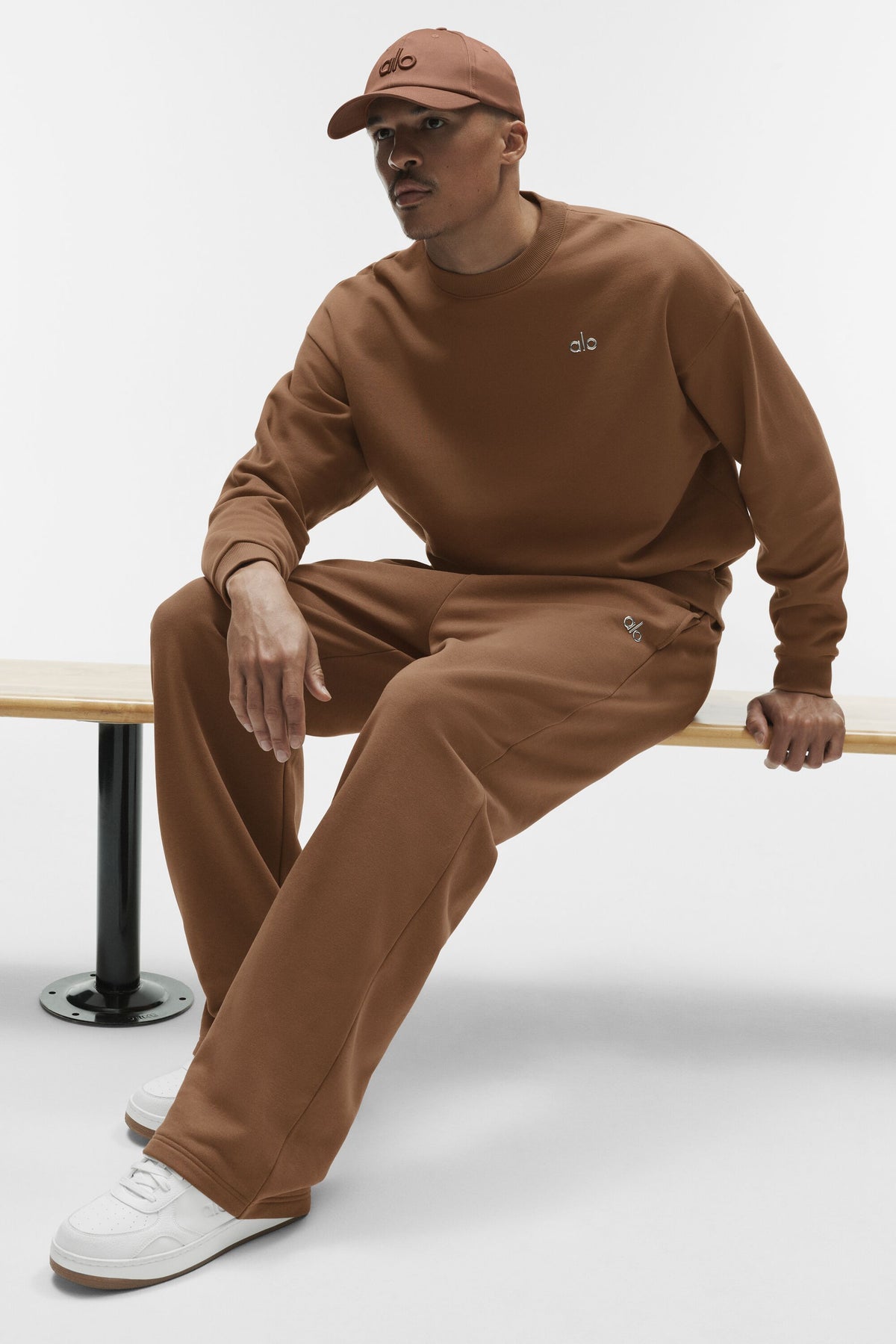 Accolade Straight Leg Sweatpant - Sun Kissed Brown--3