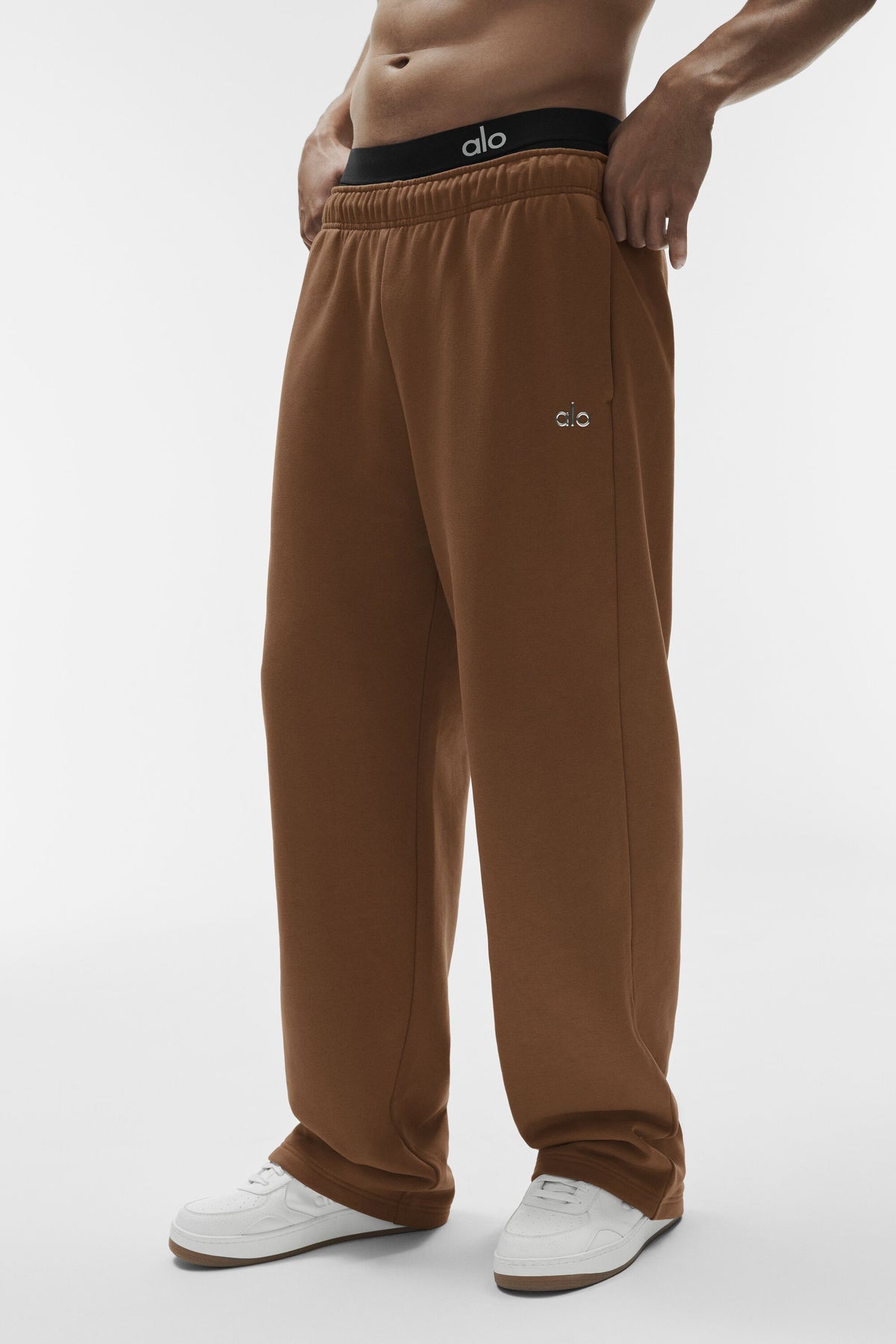 Accolade Straight Leg Sweatpant - Sun Kissed Brown--0