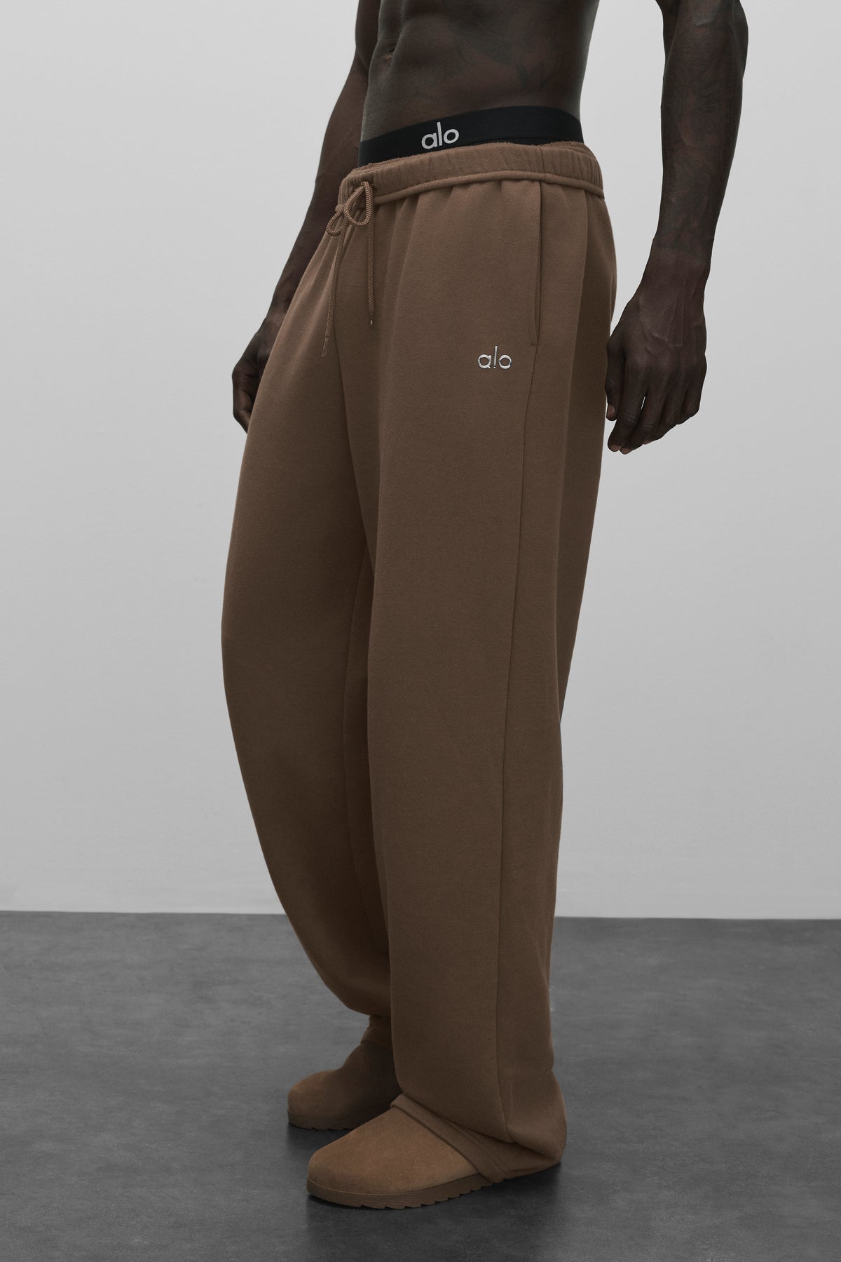 Accolade Straight Leg Sweatpant - Java Brown--2