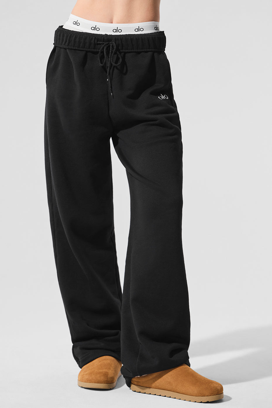 Accolade Straight Leg Sweatpant - Black--1