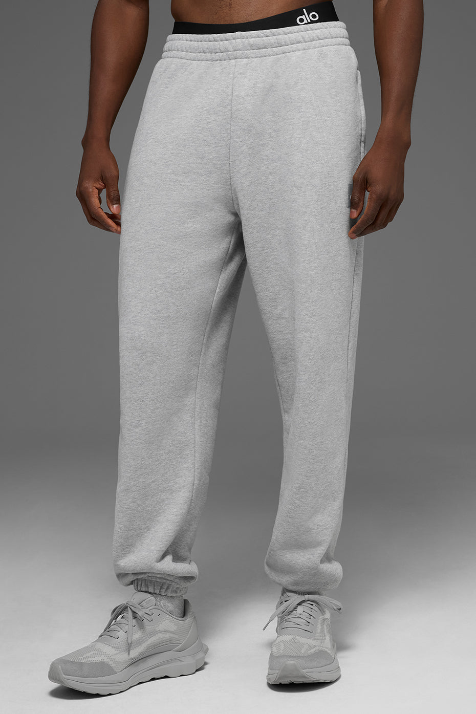 Cuffed Renown Heavy Weight Sweatpant - Athletic Heather Grey--0