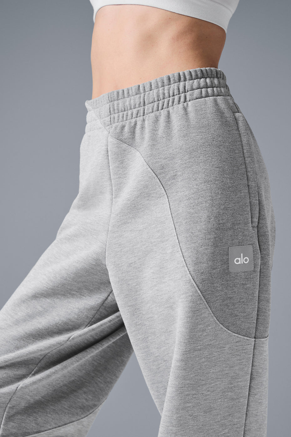 Make Waves Sweatpant - Athletic Heather Grey Tonal--2
