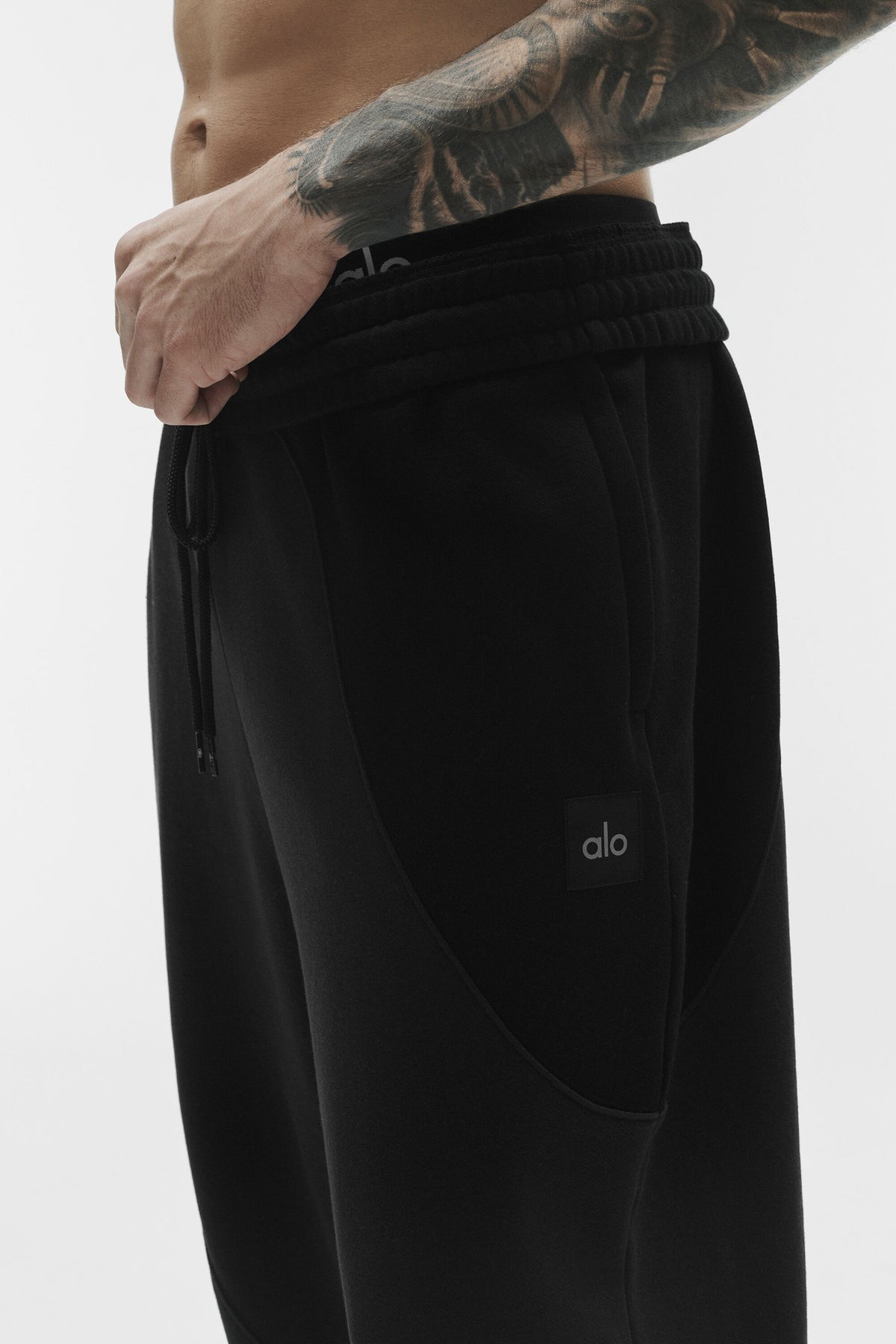 Make Waves Sweatpant - Vintage Black Tonal--2