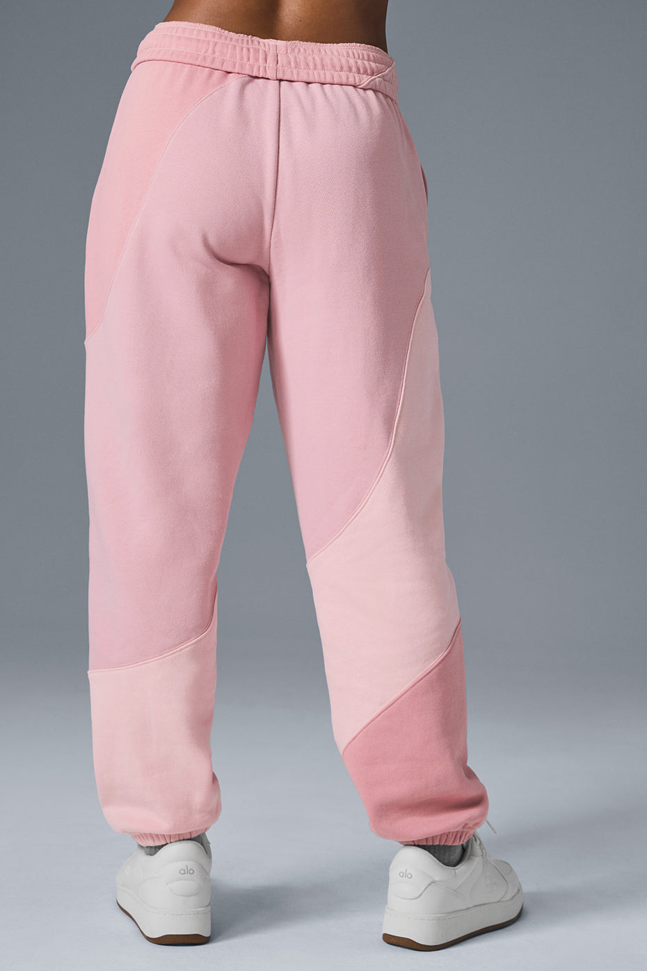 Make Waves Sweatpant - Sunset Pink Tonal--1