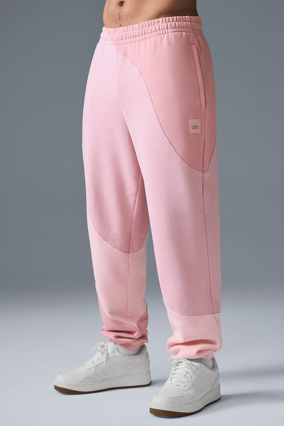 Make Waves Sweatpant - Sunset Pink Tonal--1