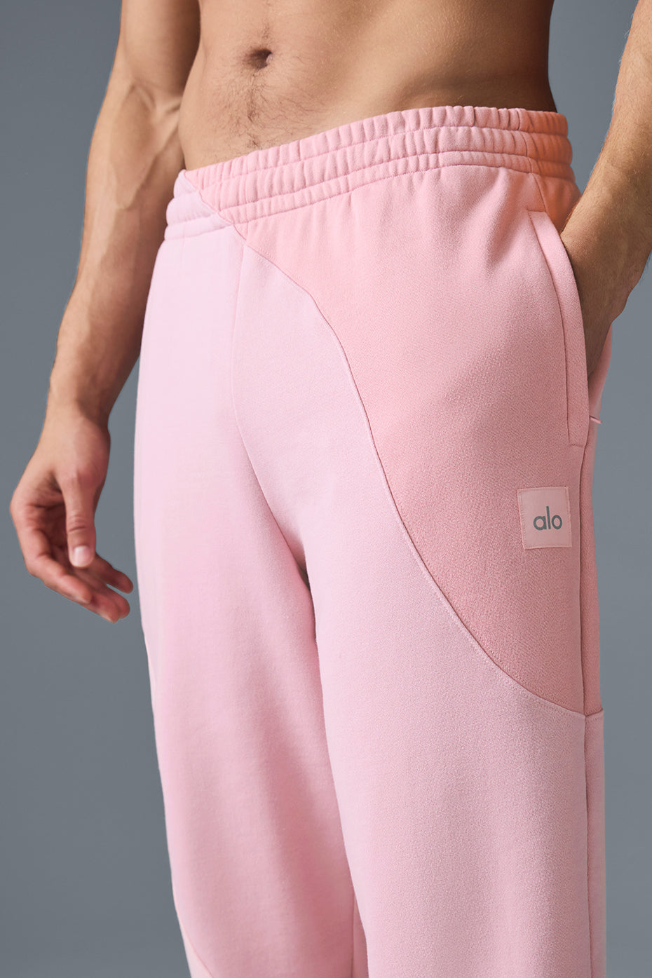 Make Waves Sweatpant - Sunset Pink Tonal--3