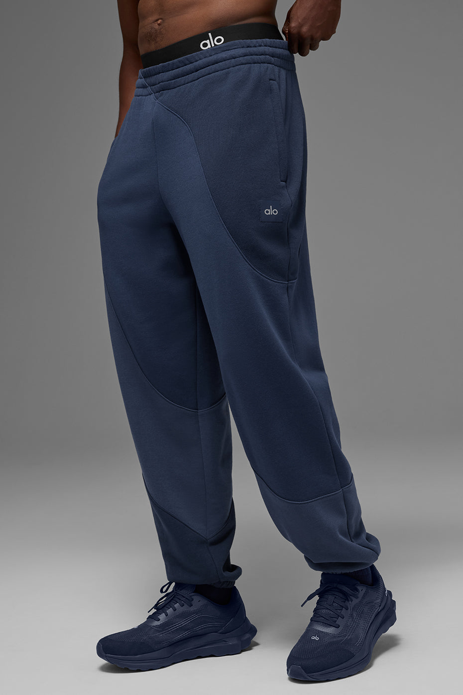 Make Waves Sweatpant - Navy Tonal--4