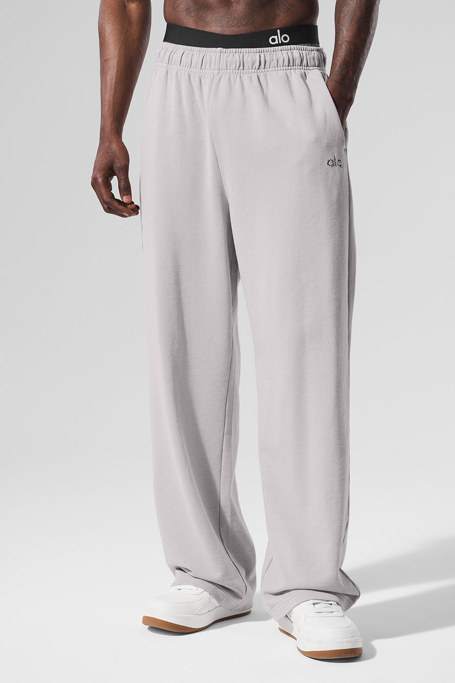 Washed Accolade Straight Leg Sweatpant - Grey Sky Wash--0
