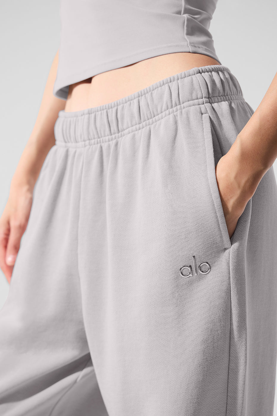Washed Accolade Straight Leg Sweatpant - Grey Sky Wash--3