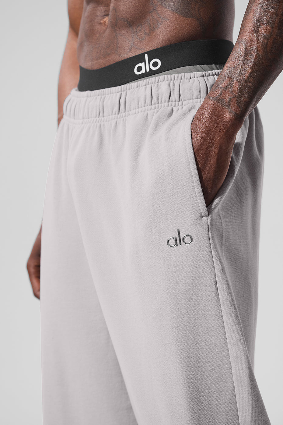 Washed Accolade Straight Leg Sweatpant - Grey Sky Wash--2