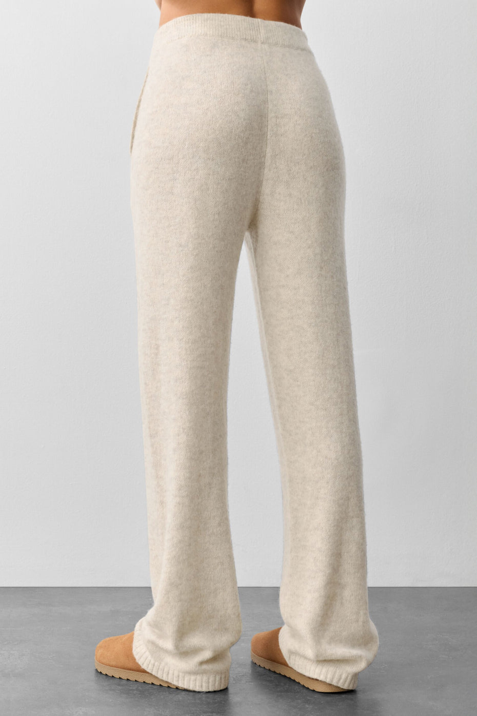 Wool Cashmere New Class Sweatpant - Oatmeal Heather--3