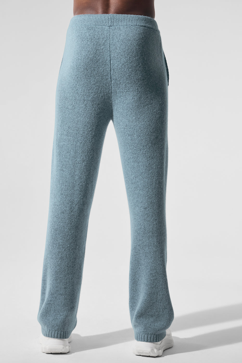Wool Cashmere New Class Sweatpant - Celestial Blue Granite Heather--2