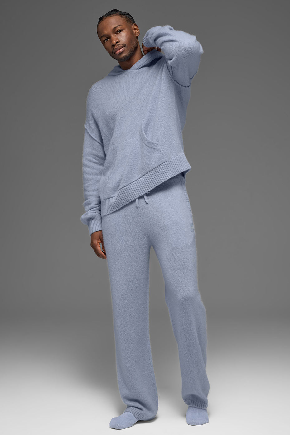 Wool Cashmere New Class Sweatpant - Winter Frost--3