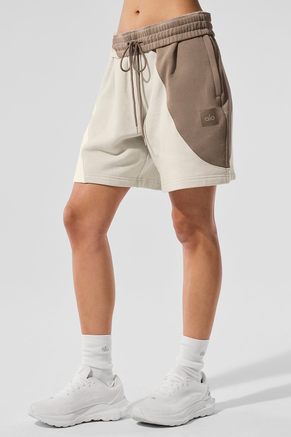 7" Make Waves Short - Ivory/Bone/Gravel--4