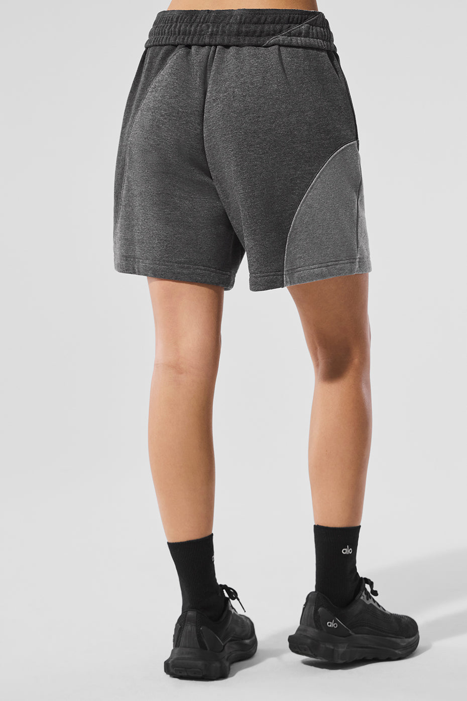7" Make Waves Short - Dark Heather Grey Tonal--1