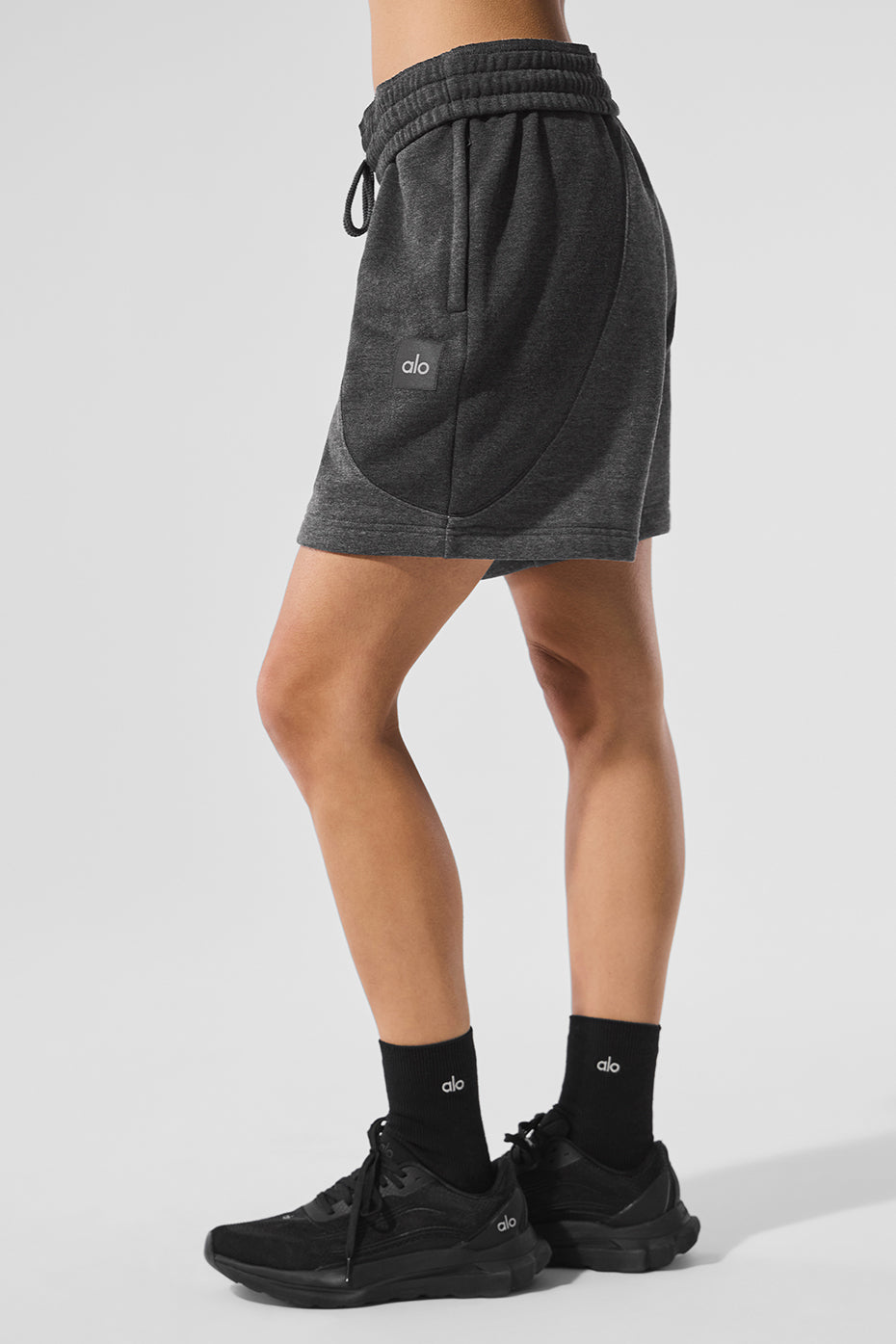 7" Make Waves Short - Dark Heather Grey Tonal--3